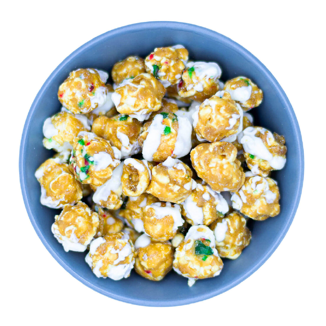 Candy Cane Caramel Popcorn
