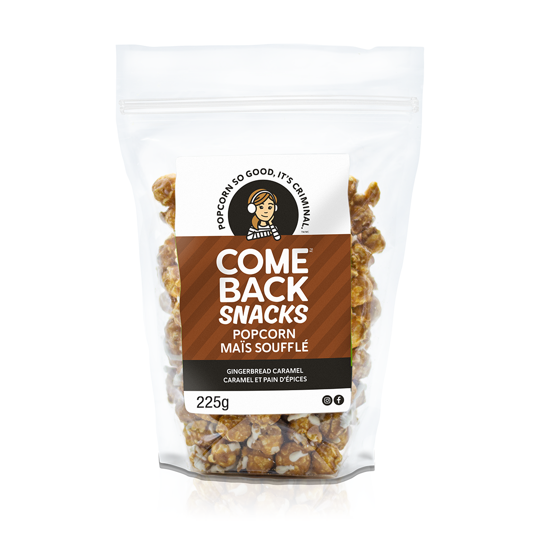 Gingerbread Caramel Popcorn