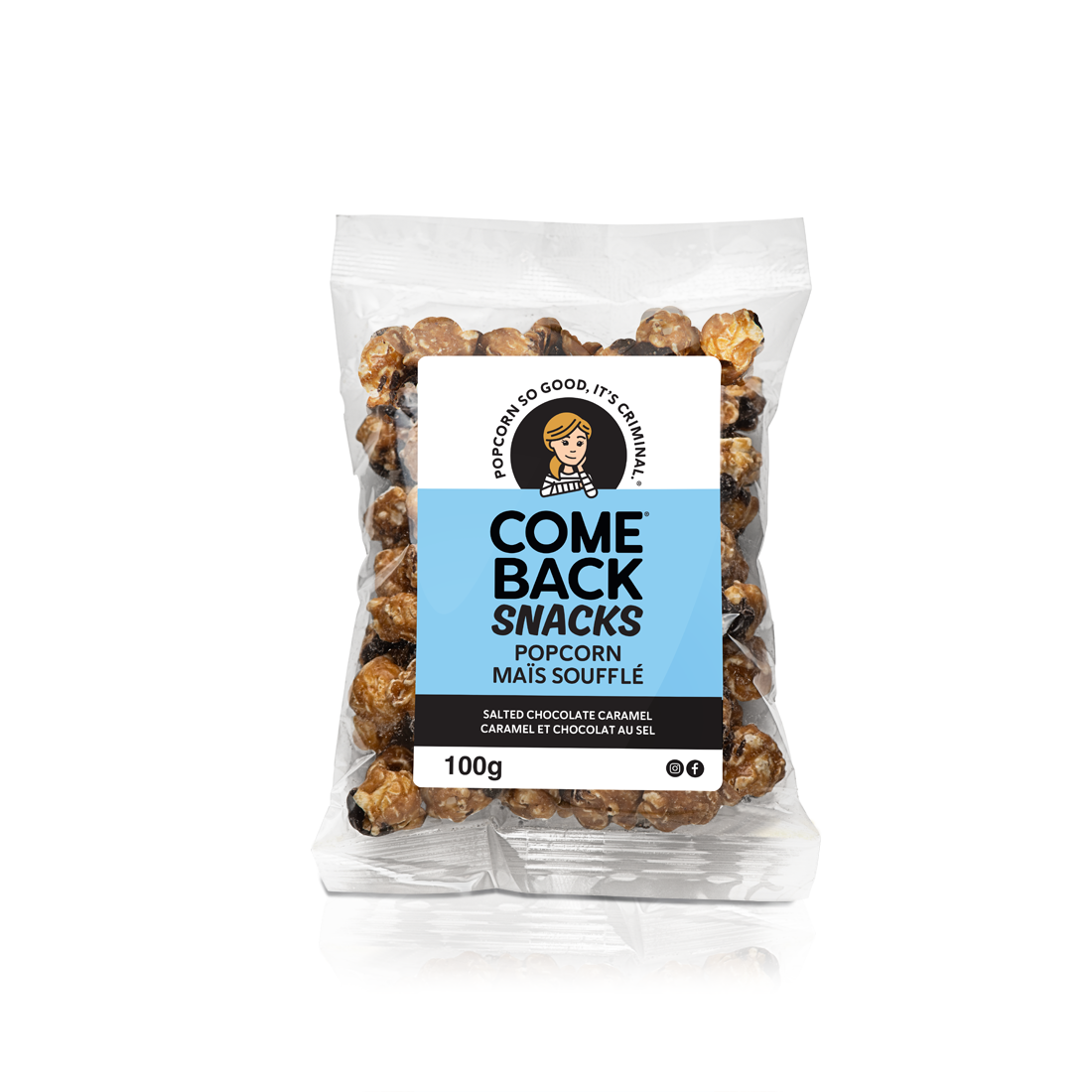 Salted Chocolate Caramel Popcorn 100g