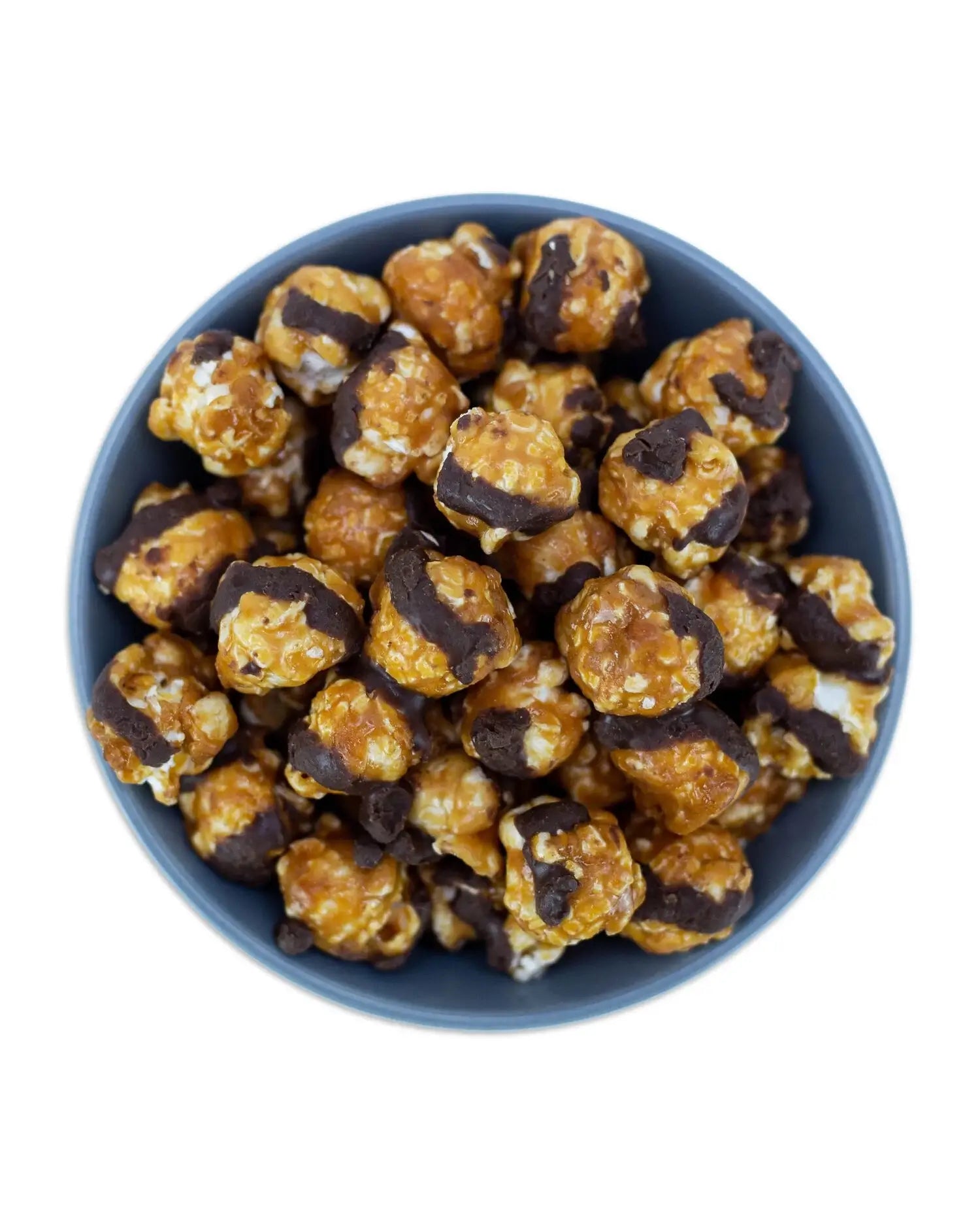 Peanut Butter and Chocolate Caramel Popcorn